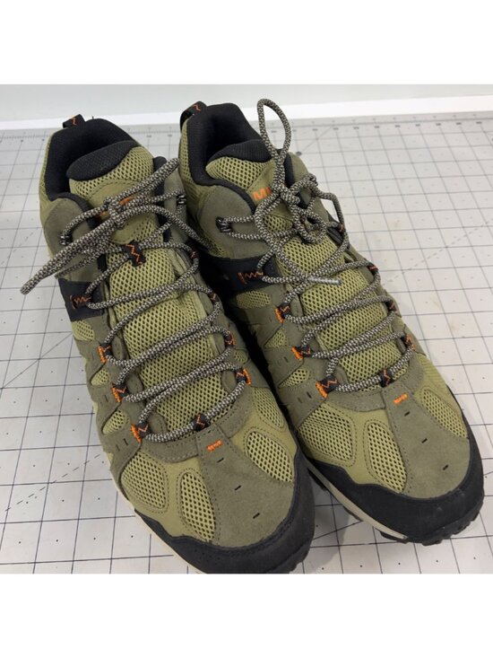 Merrell Men\'s Accentor 3 Waterproof Mid Hiking Boots Olive/Herb Sz. 13 W(EE) New main image 7